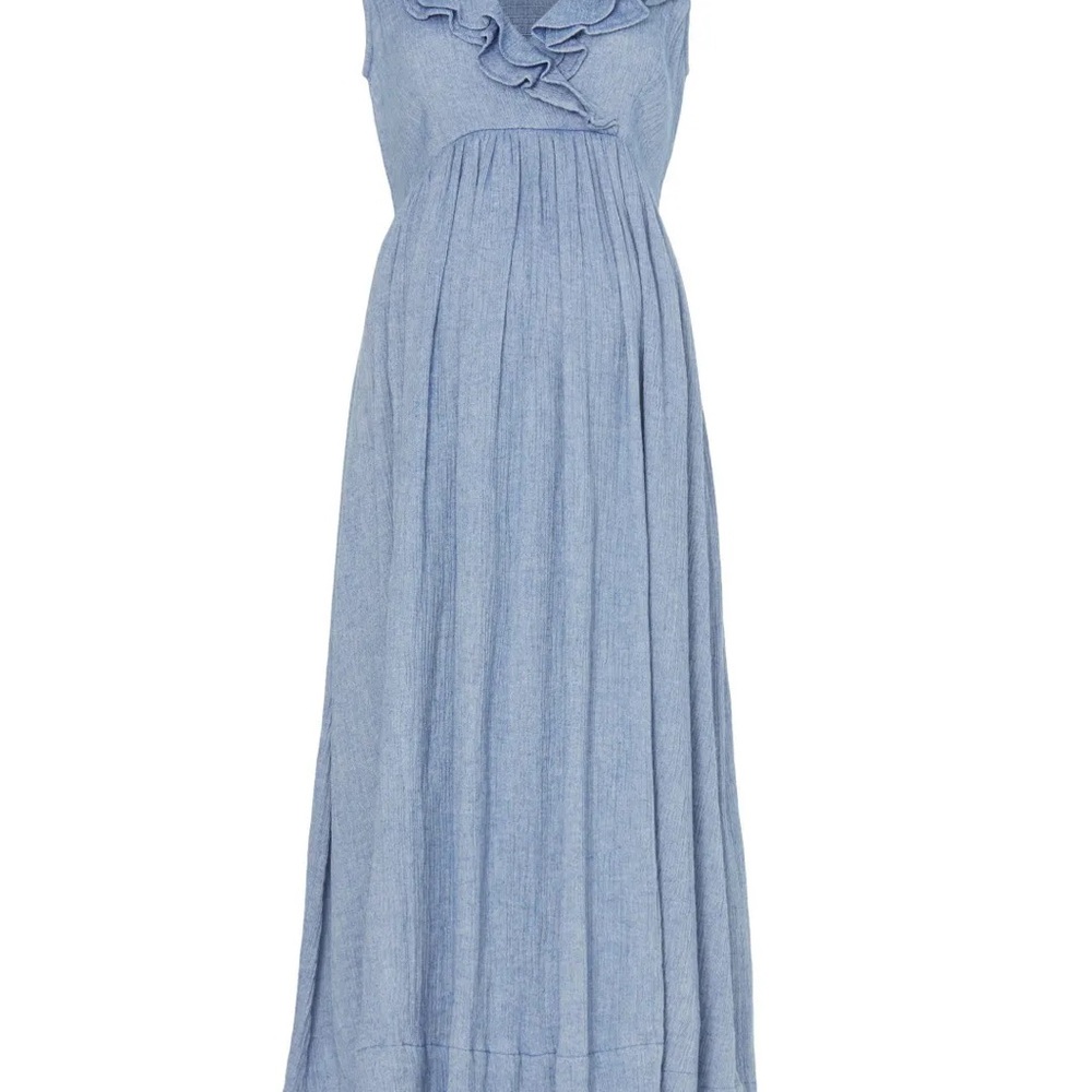 Hatch Blue Ruffle Maxi Dress - Picture 5 of 5